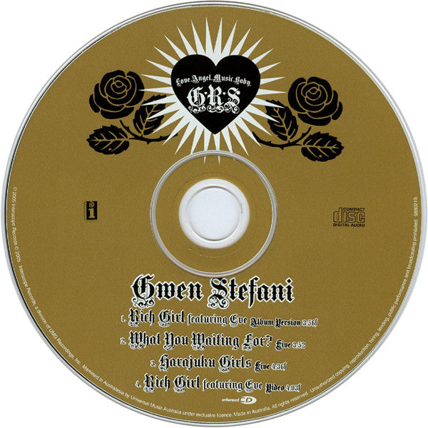Gwen Stefani featuring Eve (2) : Rich Girl (CD, Single, Enh)