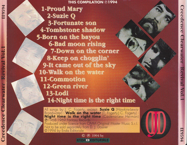Creedence Clearwater Revival : Vol.1 (CD, Album, Comp)