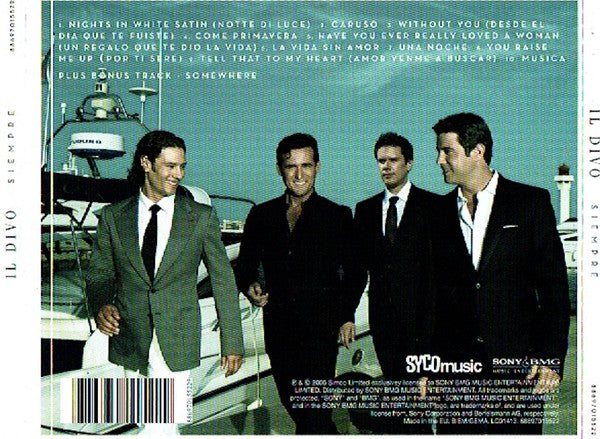 Il Divo : Siempre (CD, Album)