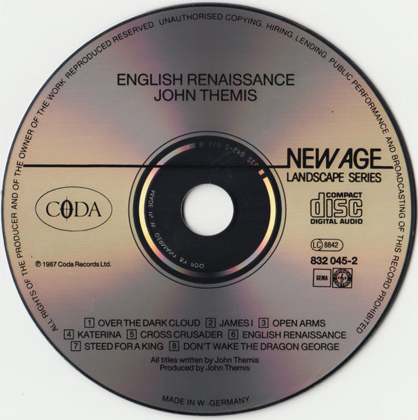 John Themis : English Renaissance (CD, Album)