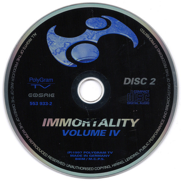 Various : Immortality Volume IV (2xCD, Mixed)