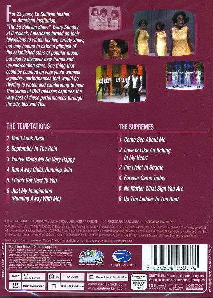 The Temptations & The Supremes : The Temptations & The Supremes (DVD-V, PAL)