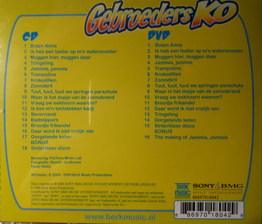 Gebroeders Ko : Knallers (CD, Comp + DVD, PAL)