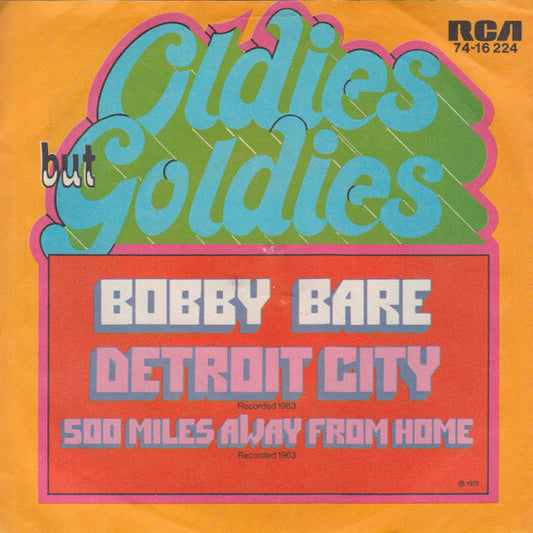 Bobby Bare : Detroit City (7", Single)