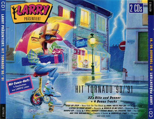 Various : Larry Präsentiert: Hit Tornado '90/'91 (2xCD, Comp)