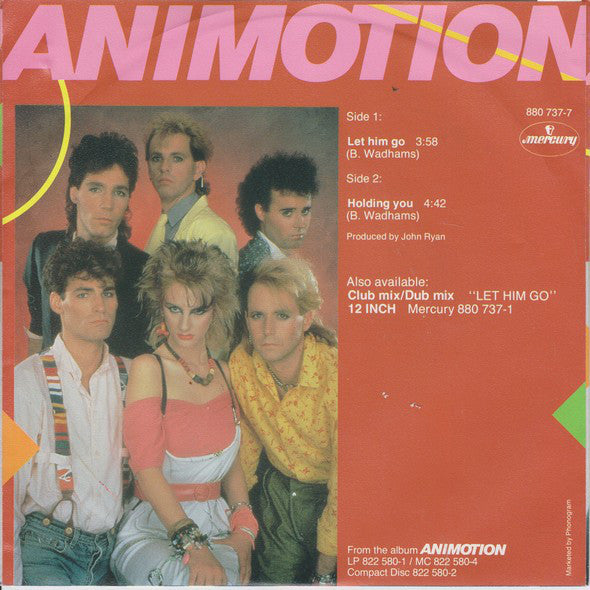 Animotion : Let Him Go (7", Single)