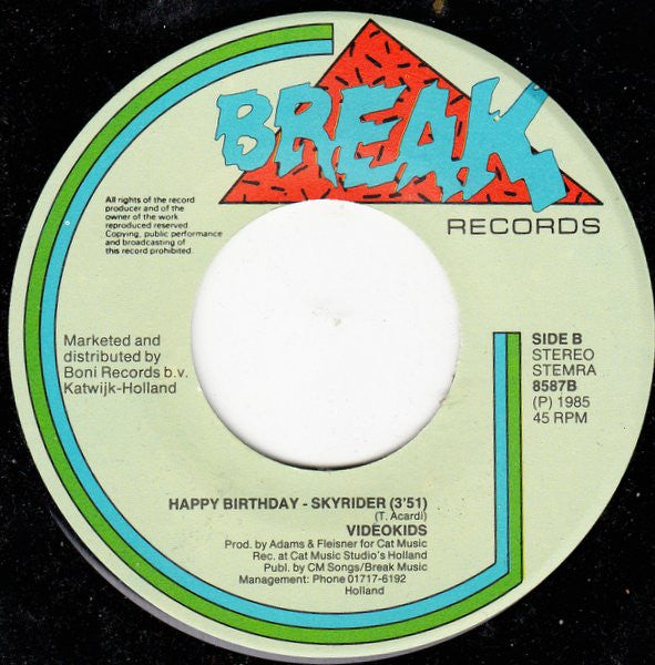 Video Kids : Do The Rap (7", Single)