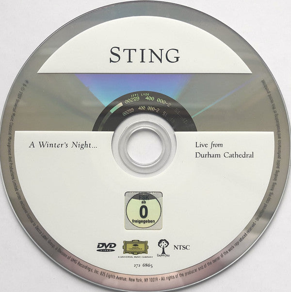 Sting : A Winter's Night... Live From Durham Cathedral (2xDVD)