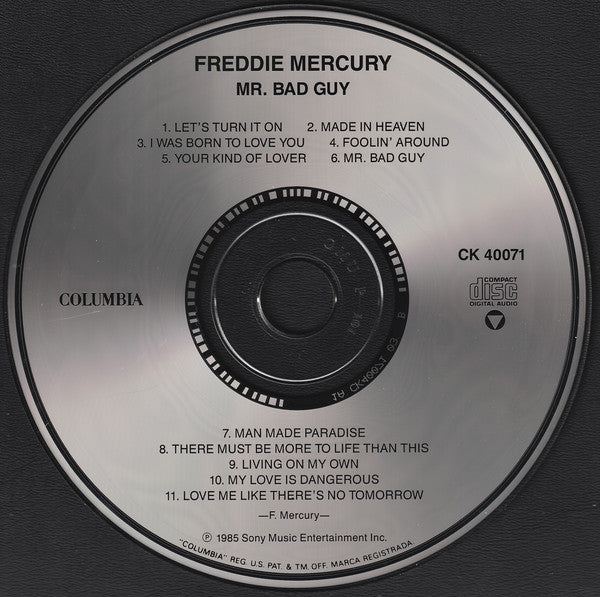 Freddie Mercury : Mr. Bad Guy (CD, Album, RE)