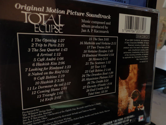Jan A.P. Kaczmarek : Total Eclipse (Original Motion Picture Soundtrack) (CD, Album)