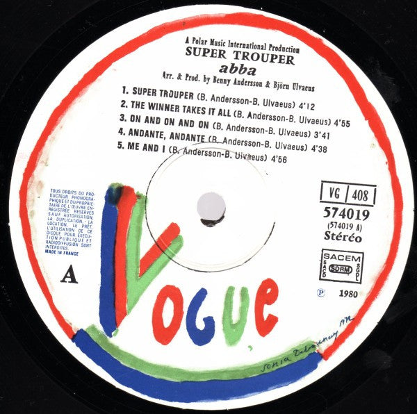ABBA : Super Trouper (LP, Album)