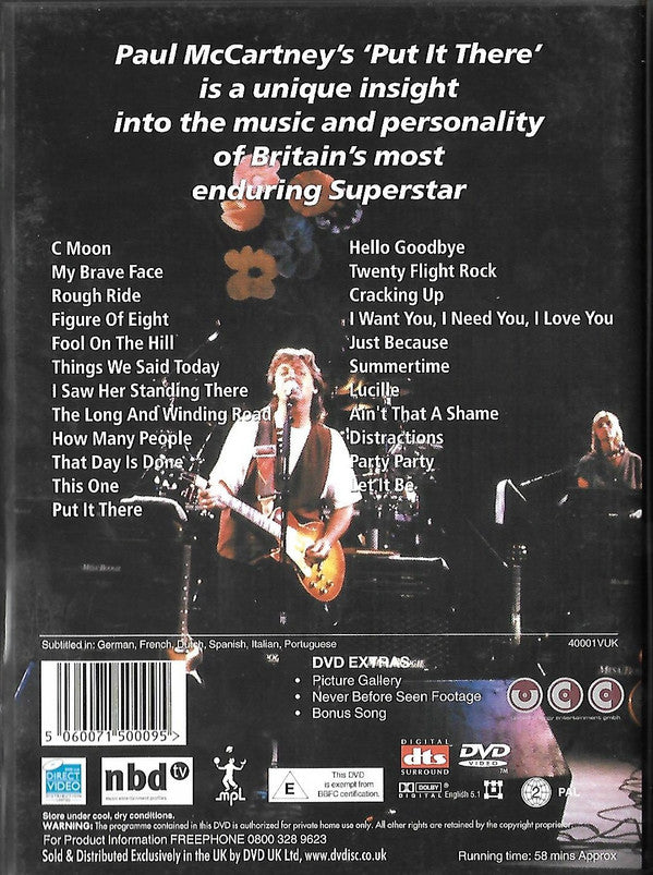 Paul McCartney : Put It There (DVD-V, PAL)