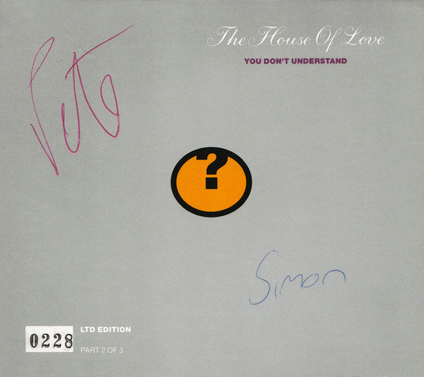 The House Of Love : You Don't Understand (CD, EP, Ltd, Num, Dig)