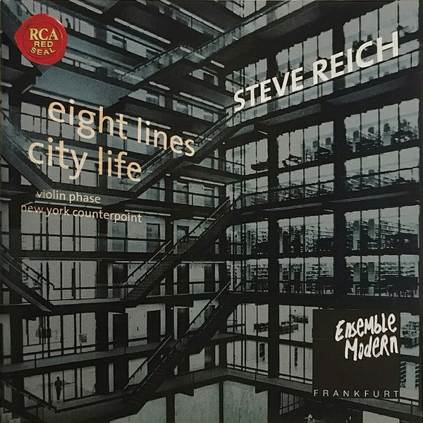 Steve Reich - Ensemble Modern : City Life • New York Counterpoint • Eight Lines • Violin Phase (CD, Album)