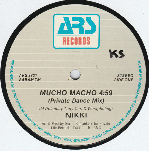 Nikki : Mucho Macho (12")
