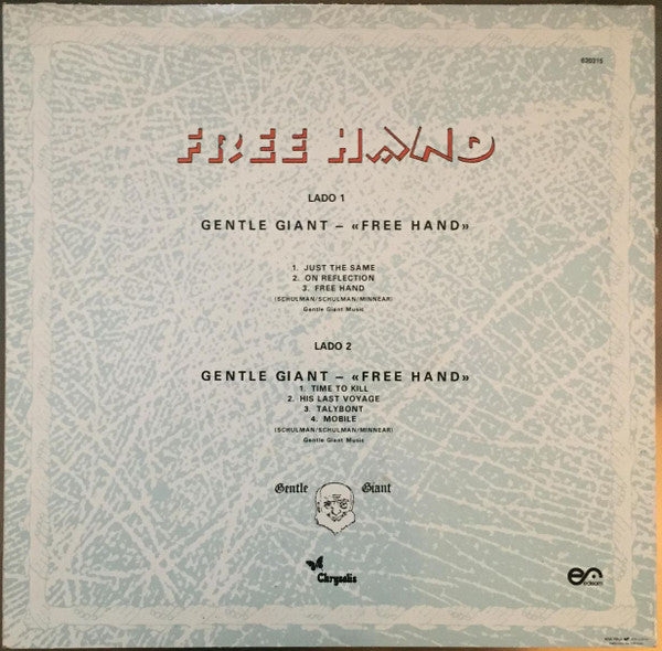 Gentle Giant : Free Hand (LP, Album, RE)