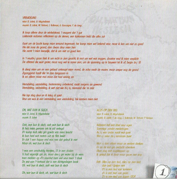 Normaal : Van Tied Tut Tied (CD)