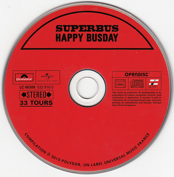 Superbus (2) : Happy Busday (CD, Comp)