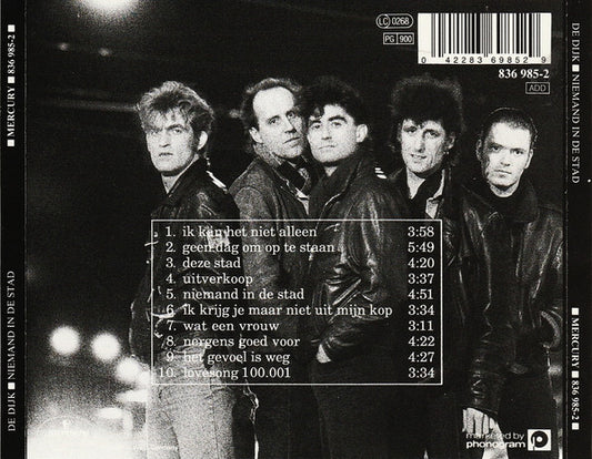 De Dijk : Niemand In De Stad (CD, Album, RP)