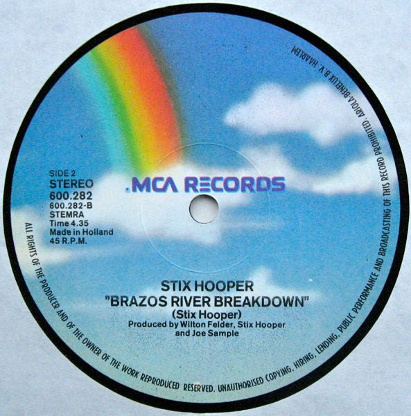 "Stix" Hooper : Cordon Bleu (Full Length US Disco Mix) (12")