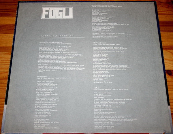Riccardo Fogli : Torna A Sorridere (LP)