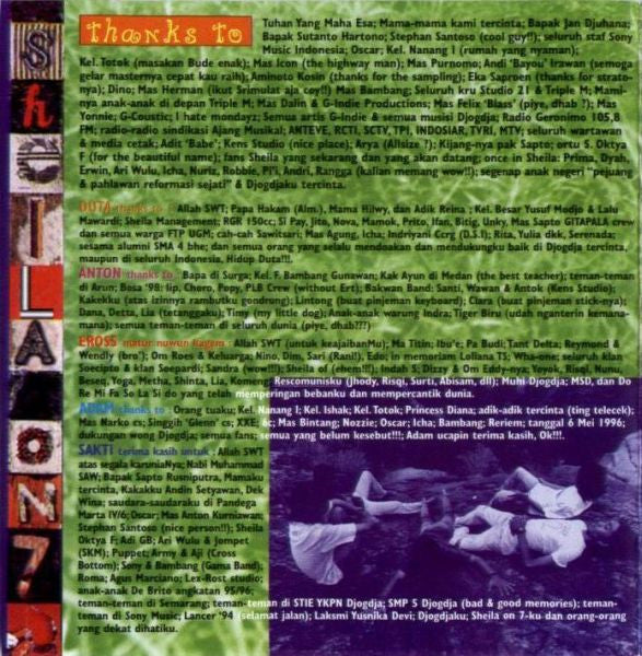 Sheila On 7 : Sheila On 7 (CD, Album)
