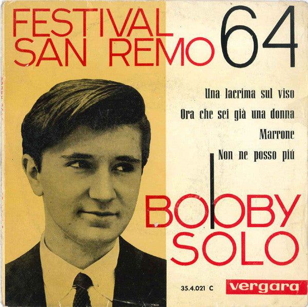 Bobby Solo : Festival San Remo 64 (7", EP)