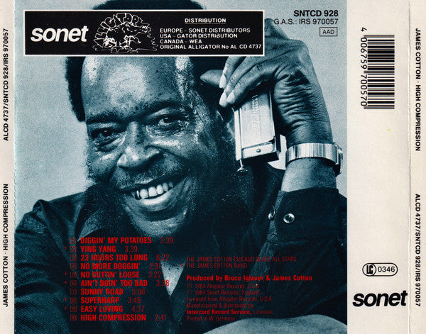 James Cotton : High Compression (CD, Album, RE)