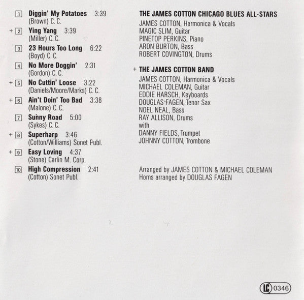James Cotton : High Compression (CD, Album, RE)