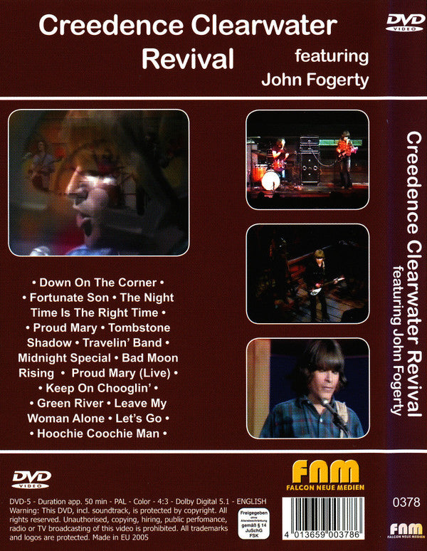 Creedence Clearwater Revival Featuring John Fogerty : Creedence Clearwater Revival Featuring John Fogerty (DVD-V, PAL, 4:3)