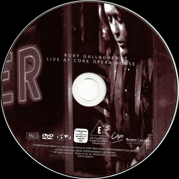 Rory Gallagher : Live At Cork Opera House (DVD-V, Multichannel, PAL)
