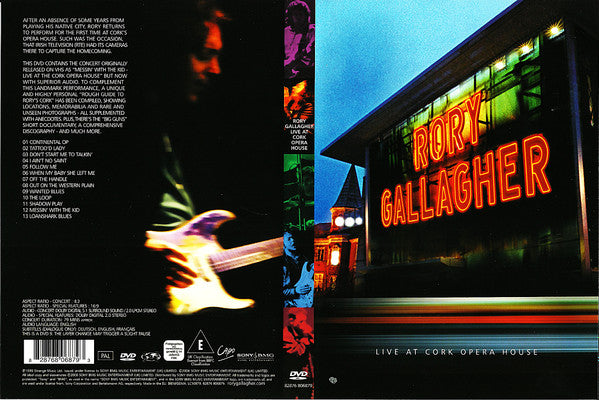 Rory Gallagher : Live At Cork Opera House (DVD-V, Multichannel, PAL)