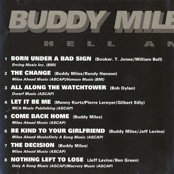 Buddy Miles Express : Hell And Back (CD, Album)