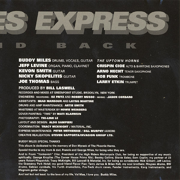 Buddy Miles Express : Hell And Back (CD, Album)