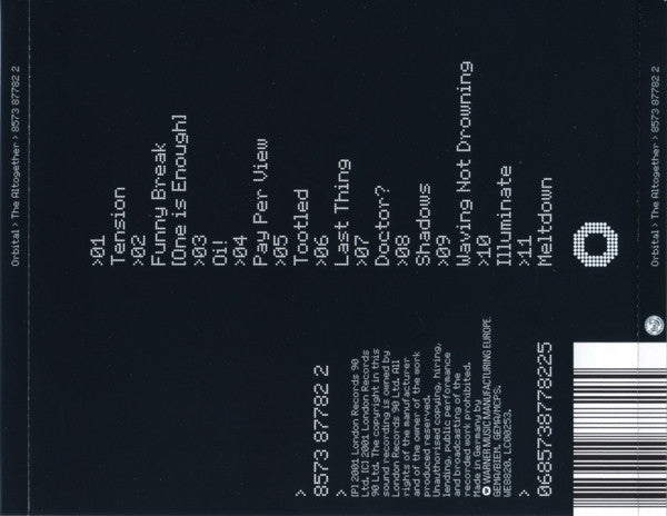 Orbital : The Altogether (CD, Album)