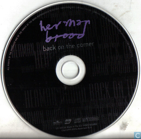 Herman Brood : Back On The Corner (CD, Album + CD-ROM)