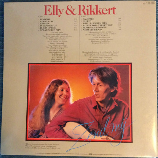 Elly & Rikkert : Zend Mij (LP, Album)