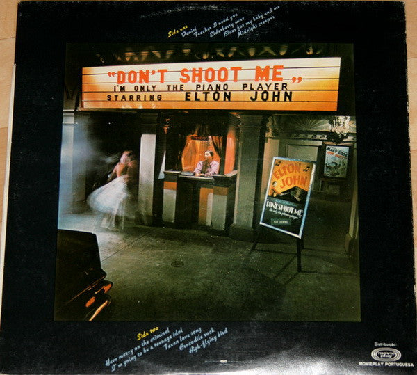 Elton John : Don't Shoot Me I'm Only The Piano Player (LP, Album, Gat)