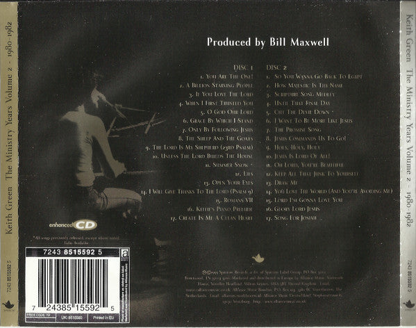 Keith Green (2) : The Ministry Years Volume 2, 1980 - 1982 (CD, Comp, Enh, RE + CD, Comp, RE)
