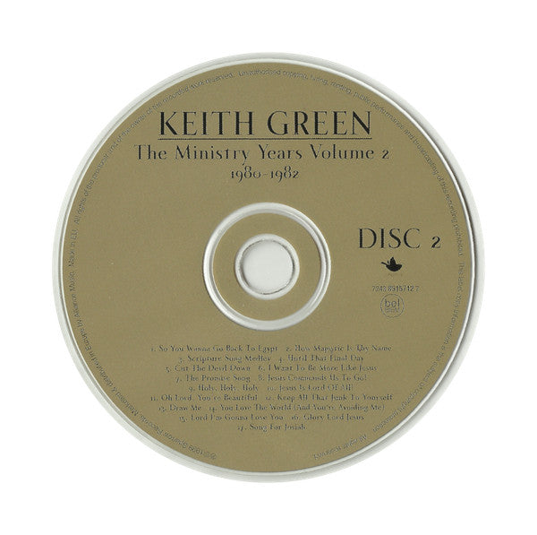 Keith Green (2) : The Ministry Years Volume 2, 1980 - 1982 (CD, Comp, Enh, RE + CD, Comp, RE)