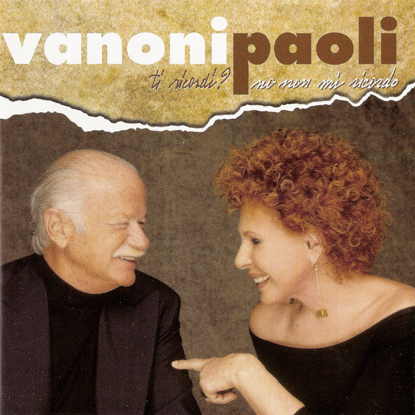 Ornella Vanoni / Gino Paoli : Ti Ricordi? No Non Mi Ricordo (CD, Album)