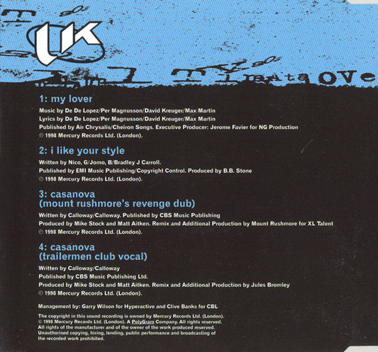 Ultimate Kaos : My Lover (CD, Maxi)