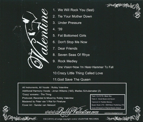 Robby Valentine : A Tribute To Queen 2 (CD, Album)