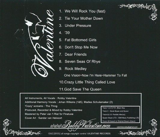 Robby Valentine : A Tribute To Queen 2 (CD, Album)