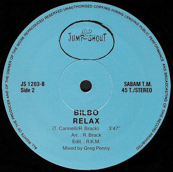 Bilbo : Sex Machine / Relax (12")