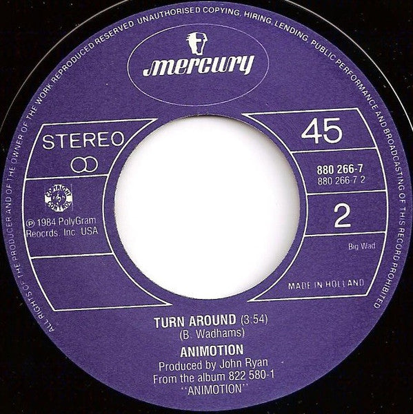 Animotion : Obsession (7", Single)