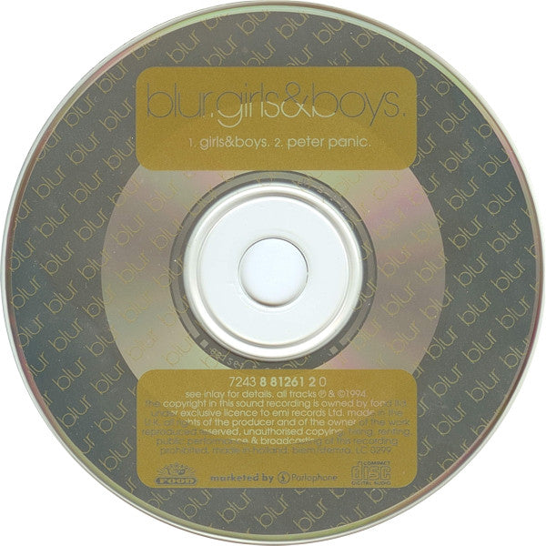 Blur : Girls & Boys (CD, Single)
