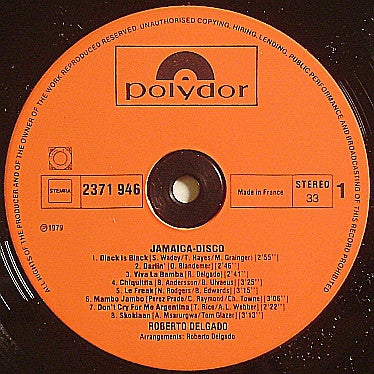Roberto Delgado : Jamaica-Disco (LP, Album)