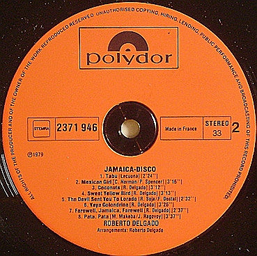 Roberto Delgado : Jamaica-Disco (LP, Album)