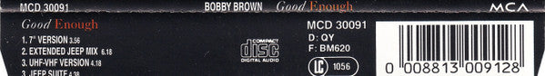 Bobby Brown : Good Enough (CD, Maxi)